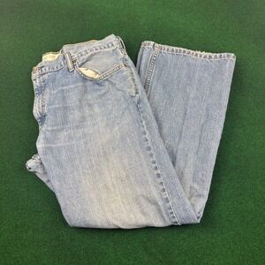 Levi Strauss Co 527 Boot Cut Mens Jeans 36x30 Light Wash Denim